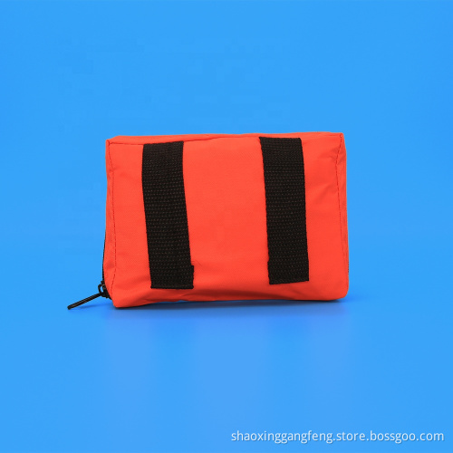 Wholesale manufacturer red color wound care small medical tactical fist aid kit bag